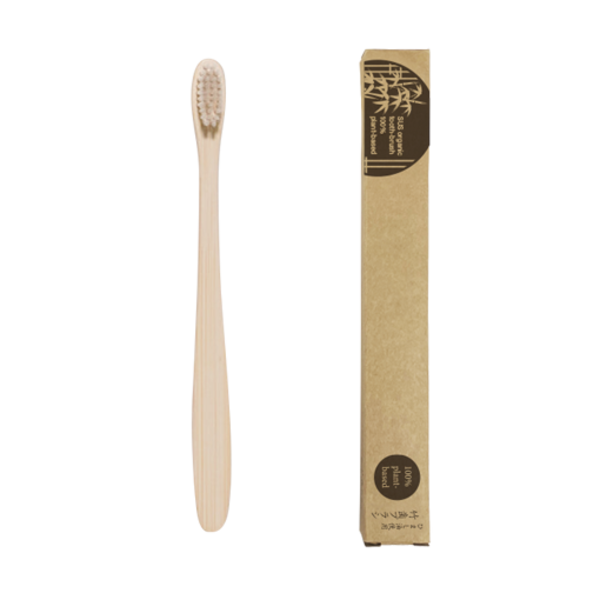 【特注】ひまし油使用 竹歯ブラシ　SUS Organic Tooth Brush-100% Plant-based-
