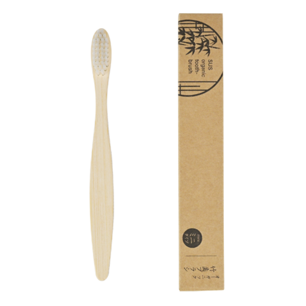 竹歯ブラシ（ミニタイプ）　SUS organic Tooth Brush -Mini-