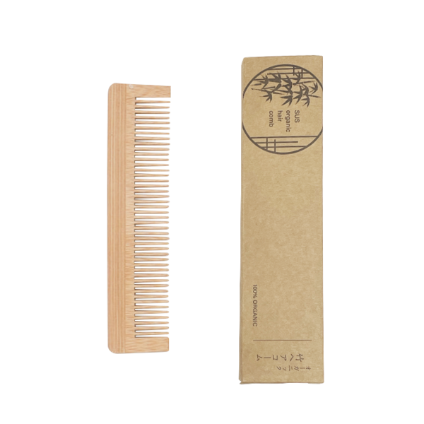 竹ヘアコーム　SUS organic Hair Comb