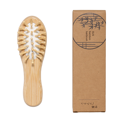 竹製ヘアブラシ　SUS Bamboo Hair Brush