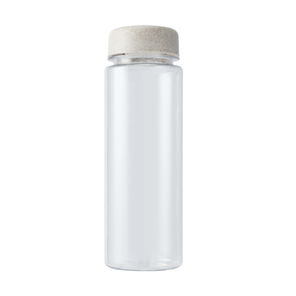 麦わら再利用 クリアボトル（500ml）　Straw Reuse Clear Bottle -500ml-