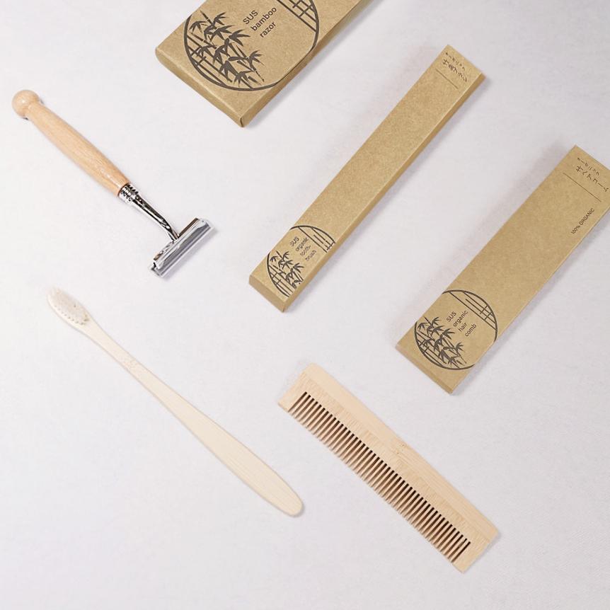竹ヘアコーム　SUS organic Hair Comb