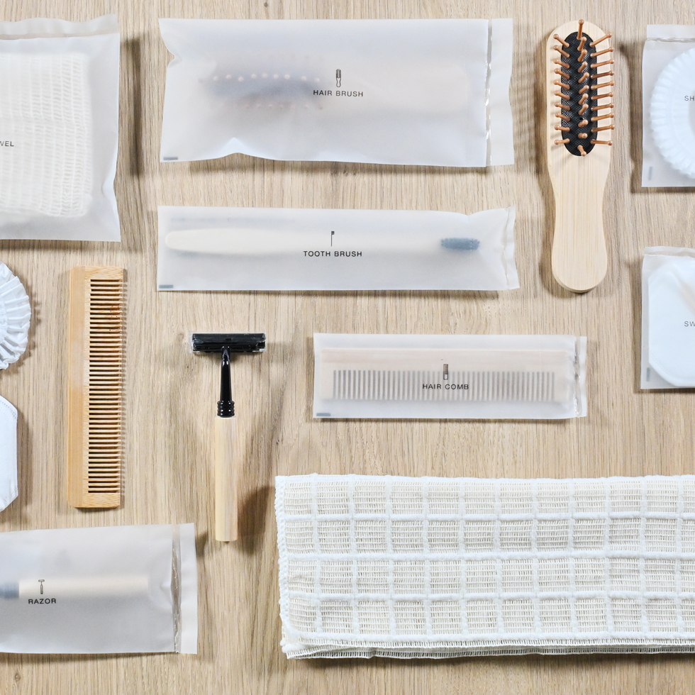 竹ヘアコーム（袋タイプ）　SUS organic Hair Comb -Bag Type-